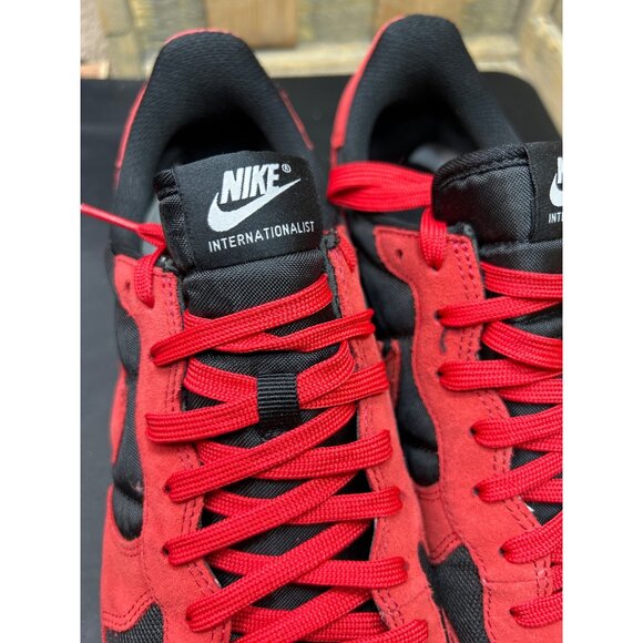 Nike Internationalist Custom Mens Sneakers Red Black ID By You Size 11 - Picture 3 of 9
